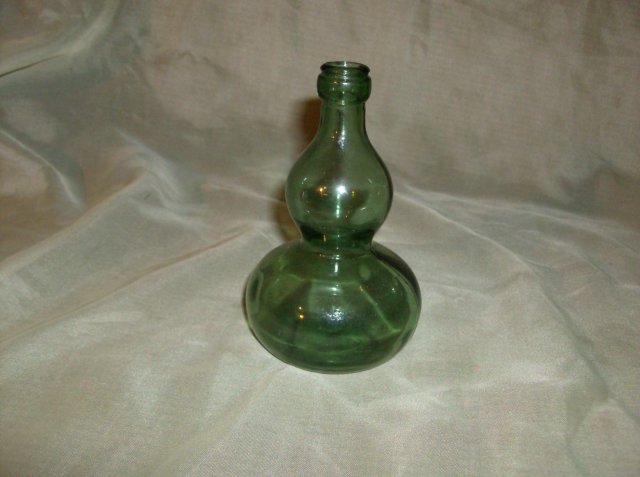 Dark Green Vintage Bottle