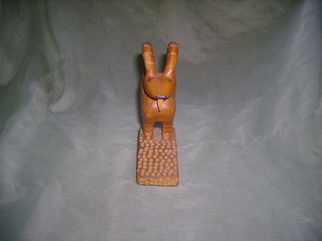 Hand Carved Wooden Ram