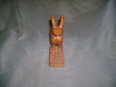 Hand Carved Wooden Ram