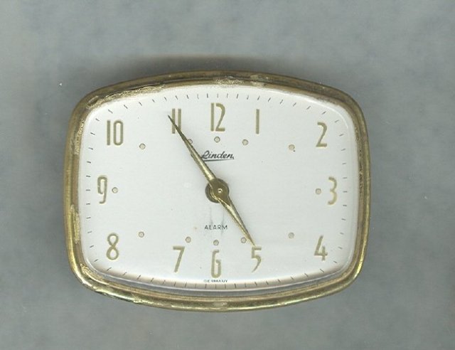 Vintage Linden Travel Alarm Clock