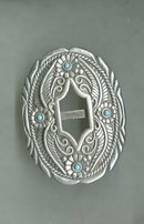 Vintage Silver Bolo Tie Holder