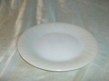 Vintage Fire King Ivory Swirl Plate