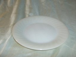 Vintage Fire King Ivory Swirl Plate