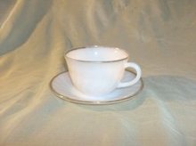 Vintage Fire King Swirl Cup & Saucer