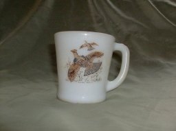 Vintage Fire King Pheasant Mug