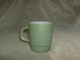 Vintage Fire King Green Mug
