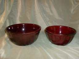 Vintage Stoneware Mixing / Nesting Bowls