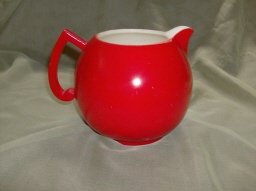 Vintage Retro Red Mid Century Modern Pitcher