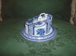Vintage Children's Porcelain Cheese Keeper