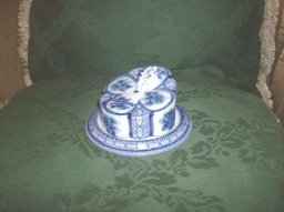 Vintage Children's Porcelain Cheese Keeper