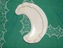 Vintage Crescent Ceramic Dish