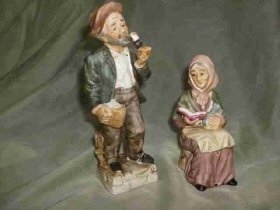 Vintage Norleans Porcelain Figurine Pair