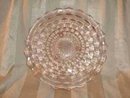 Vintage Pink Depression Glass Platter
