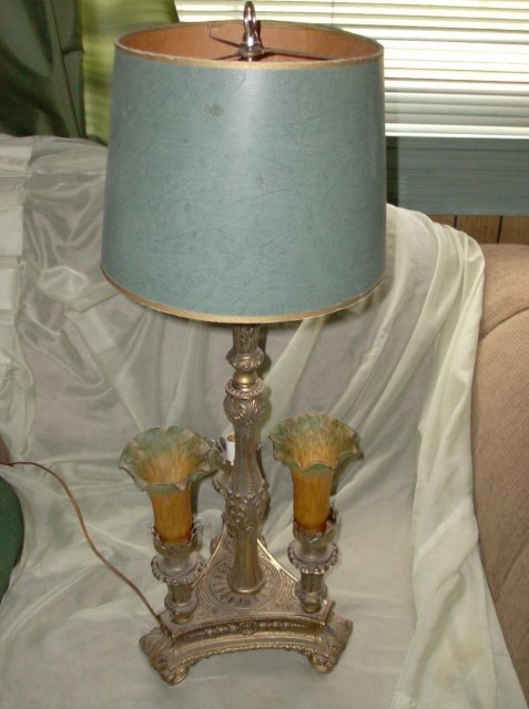 Vintage Gilded Table Lamp