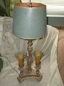 Vintage Gilded Table Lamp