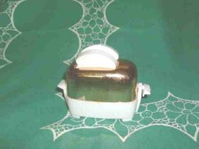 Vintage Copper Toaster Salt & Pepper Shakers