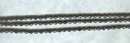 Vintage Triple Strand Black Glass Bead Choker