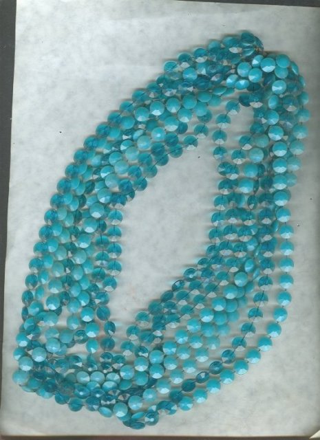 Vintage 4 Strand Bead Necklace **LOOK**