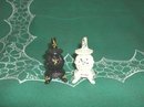 Vintage Cast Iron Pot Belly Stove Salt & Pepper Shakers