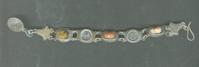 Egyptian Revival Scarab Bracelet