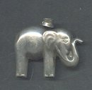 Vintage Silver Elephant Pendant