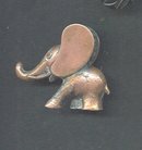 Copper Elephant Paperweight
