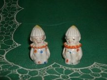 Vintage Reamer Clown Salt & Pepper Shakers **BOOK PIECES**