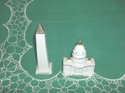 Vintage Washington Monument Salt & Pepper Shakers