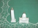 Vintage Washington Monument Salt & Pepper Shakers