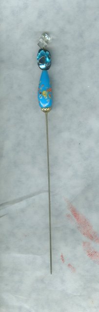Vintage Glass Bead Hat Pin