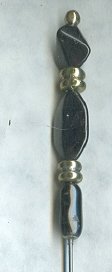 Vintage Glass Bead Hat Pin