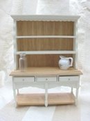 Doll House Furniture Dining Room Set w/Bakers Rack & Accessories