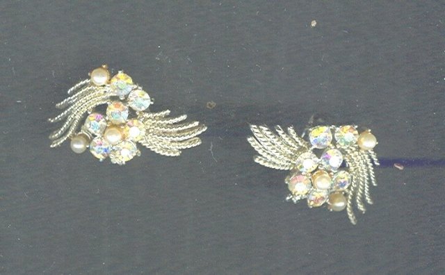 Vintage Coro Stylized Earrings