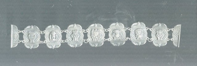Vintage Silver Peruvian Bracelet