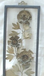 Vintage Metal Wall Art **Pair**
