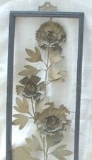 Vintage Metal Wall Art **Pair**