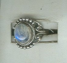 Sterling Silver & Natural Stone Ring