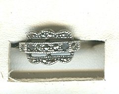 Sterling Silver Marcasite Ring