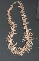 Vintage Coral Branch Necklace