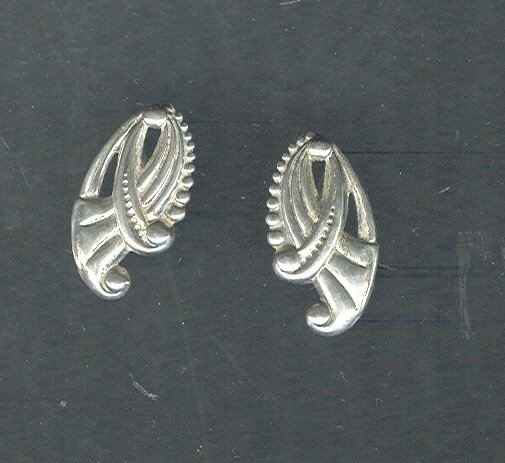 Vintage Sterling Silver Danecraft Earrings