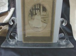 Vintage Art Deco Lucite Picture Frame