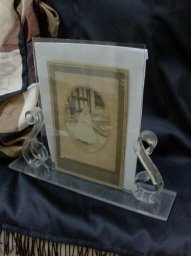 Vintage Art Deco Lucite Picture Frame