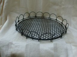 Retro Black Metal Tray