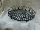 Retro Black Metal Tray