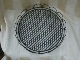 Retro Black Metal Tray