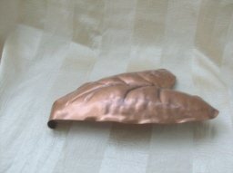 Vintage Copper Leaf Dish