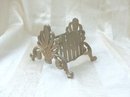 Vintage Fancy Metal Cutlery Holder