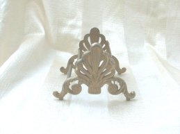 Vintage Fancy Metal Cutlery Holder