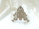 Vintage Fancy Metal Cutlery Holder