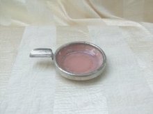 Vintage Reverse Painted Ashtray Marked Leo Schlesinger Co